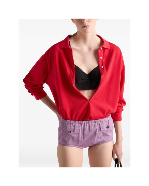 Prada Red Tops