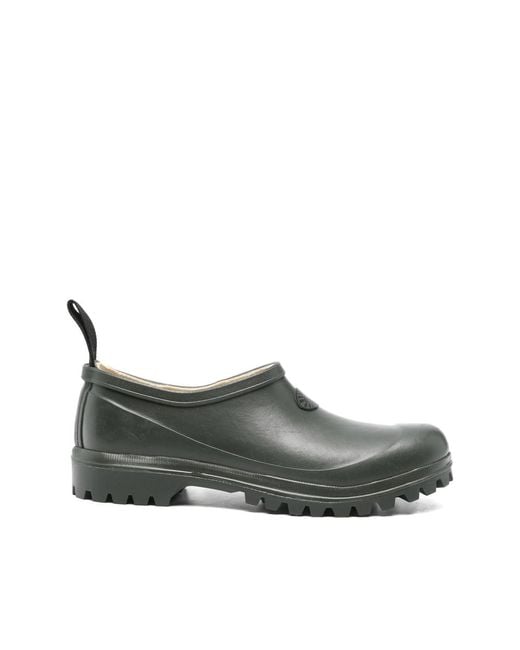 Superga Green Rubber Mules