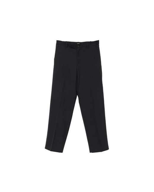 A.P.C. Black Trousers for men