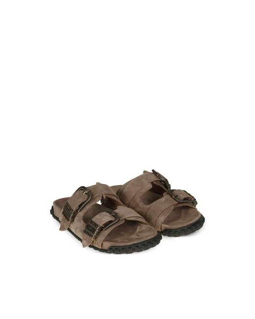 Ash Brown Sliders