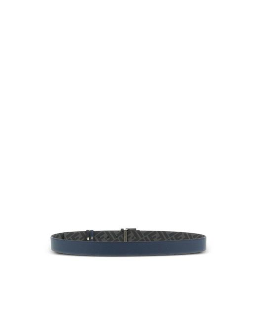 Fendi Blue Belts for men