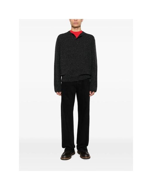 Diana Studio Black Long-Sleeve Sweater for men