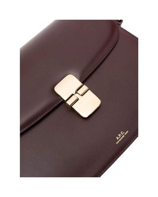 A.P.C. Purple Shoulder Bags