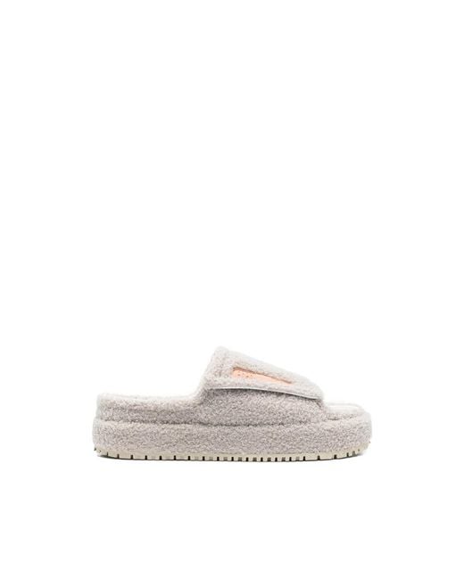 PDF White Textured Sandals for men
