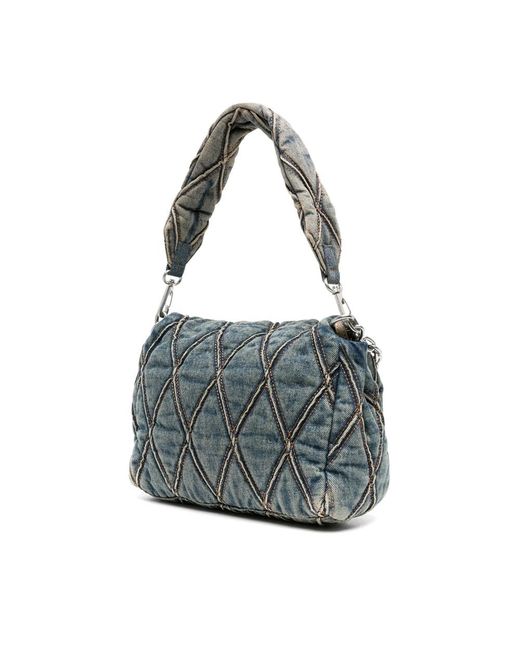 DIESEL Gray Shoulder Bags