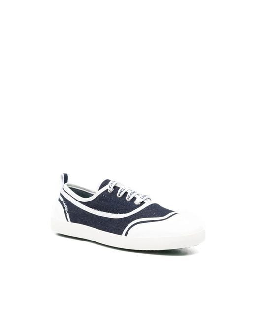 CAREL PARIS Blue Sol Denim Sneakers