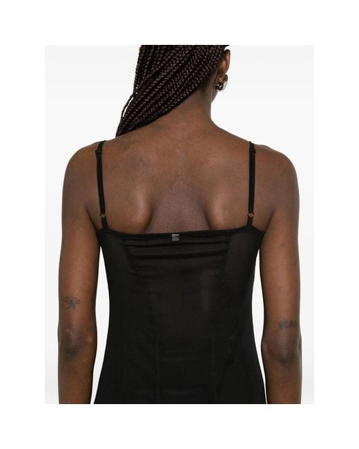Gestuz Black Draped Maxi Dress