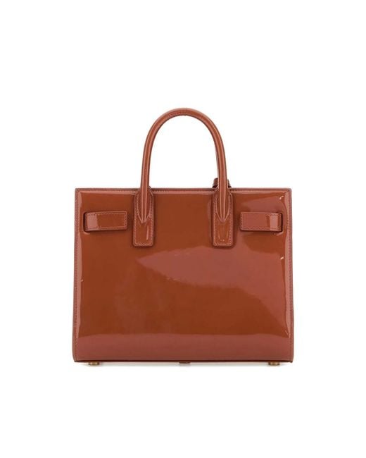 Saint Laurent Brown Tote Bags