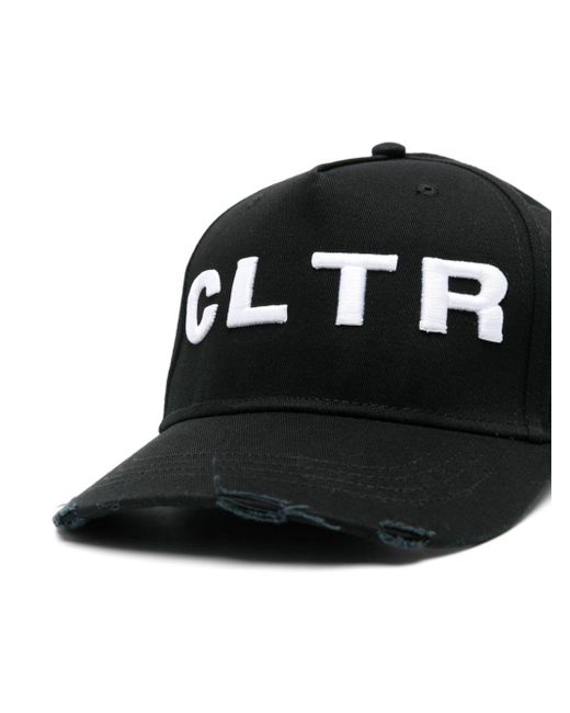 Cultura Black Logo-Embroidered Cotton Cap for men