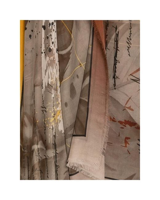 D'Aniello Brown Scarves