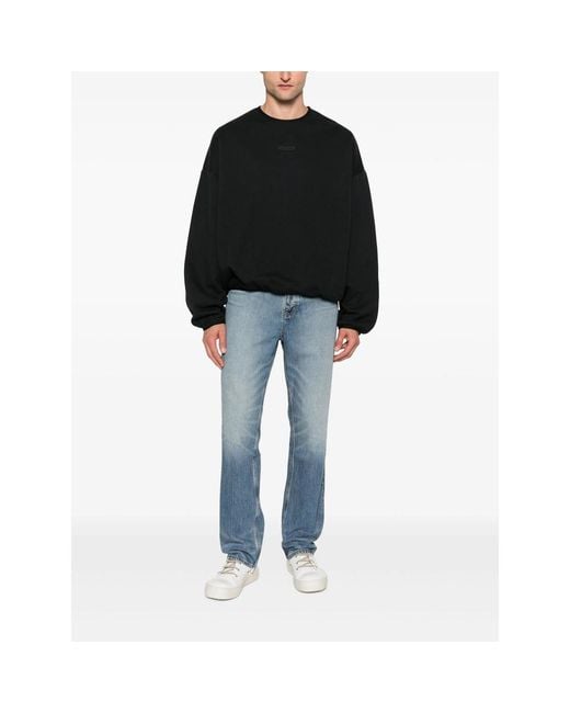 Fear Of God Black Logo-Print Sweatshirt for men