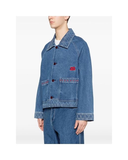 Bode Blue Jackets for men