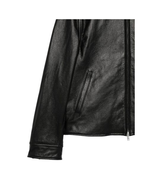 TONYWACK Black Collared Jacket for men