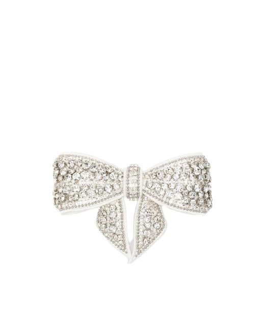Self-Portrait White Bow Hair Clip