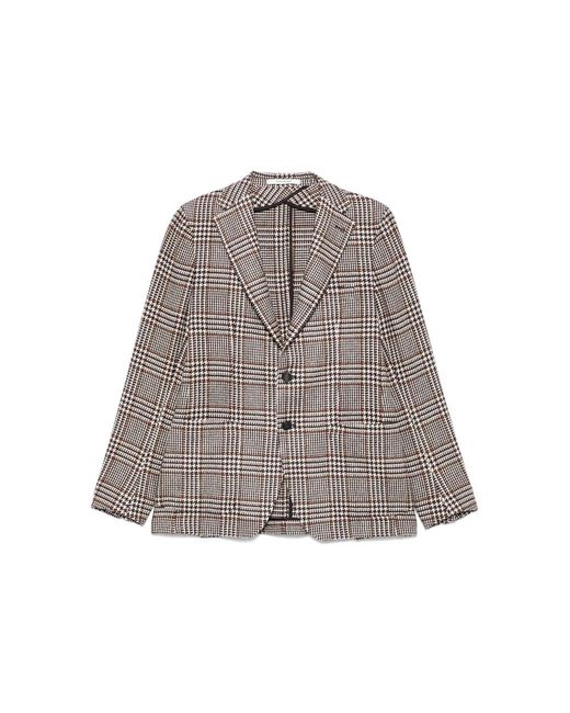Tagliatore Brown Neutrals Jackets for men