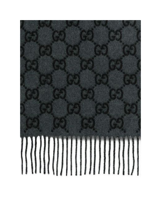 Gucci Gray Scarves for men
