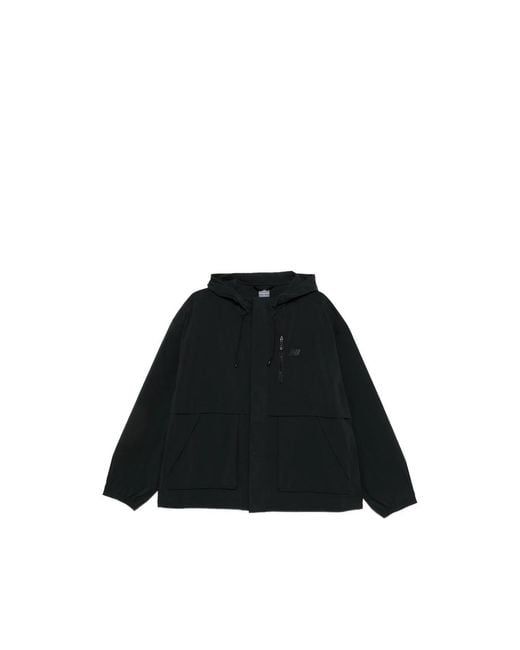 New Balance Black Athletics Ripstop Jacket for men