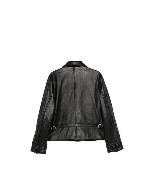 TONYWACK Black Collared Jacket for men