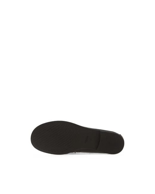 Vagabond Black Brandi Crinkled-Finish Loafers