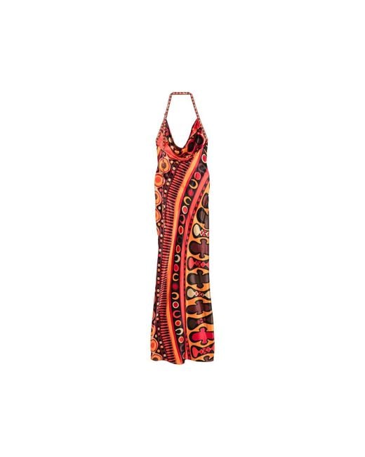 Emilio Pucci Red Maxi Dresses