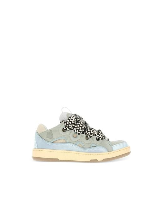 Lanvin Multicolor Lace-Up Sneakers for men