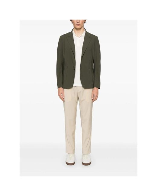 Eraldo Green Peak-Lapels Blazer for men