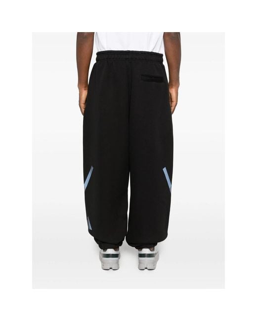 Adidas X Entire Studios Black X Entire Studios Logo-Print Track Pants for men