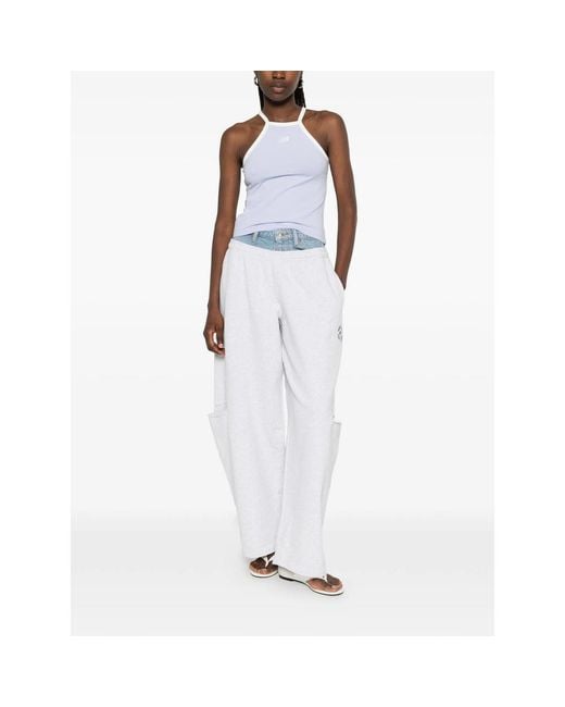 New Balance White Performance Tank Top