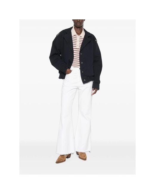 Blazé Milano Blue Button-Up Jacket