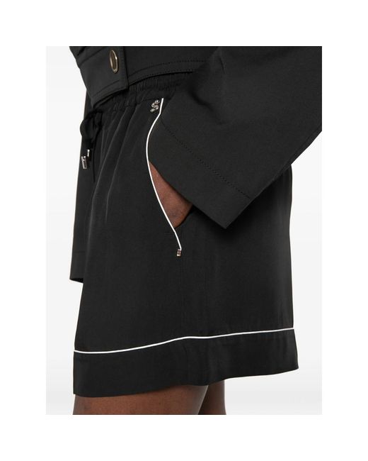 Sportmax Black Casual Shorts