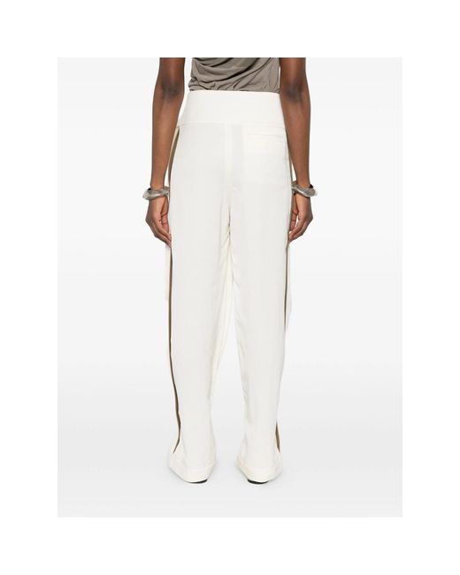 Entire studios White Slit-Pocket Trousers