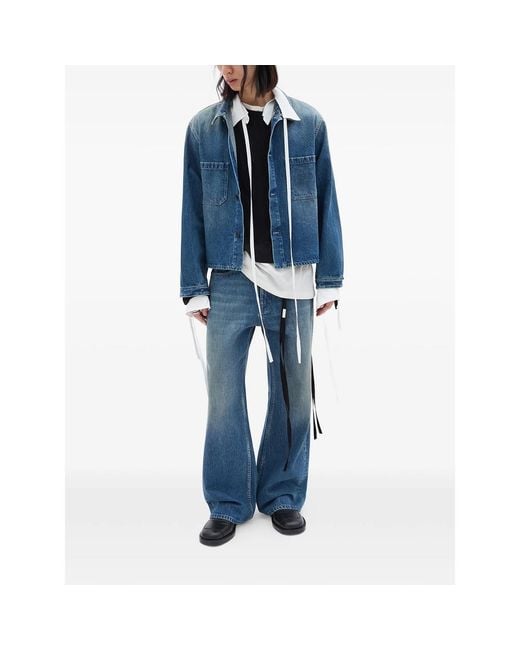 Ann Demeulemeester Blue Denim for men