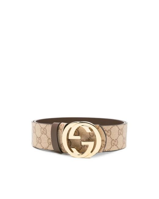 Gucci Natural Neutrals Belts for men