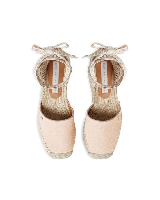 Stella McCartney Natural Gaia Platform Espadrilles