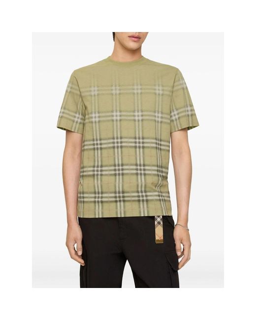 Burberry Green T-Shirts for men