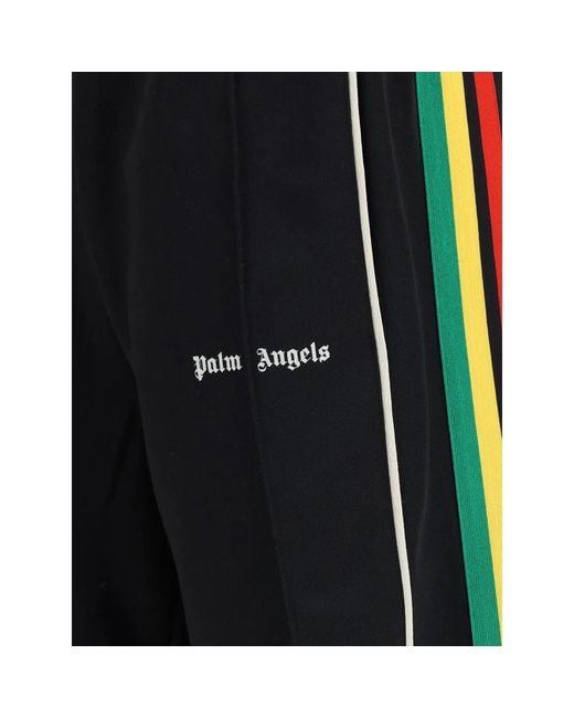 Palm Angels Black Sweatpants for men