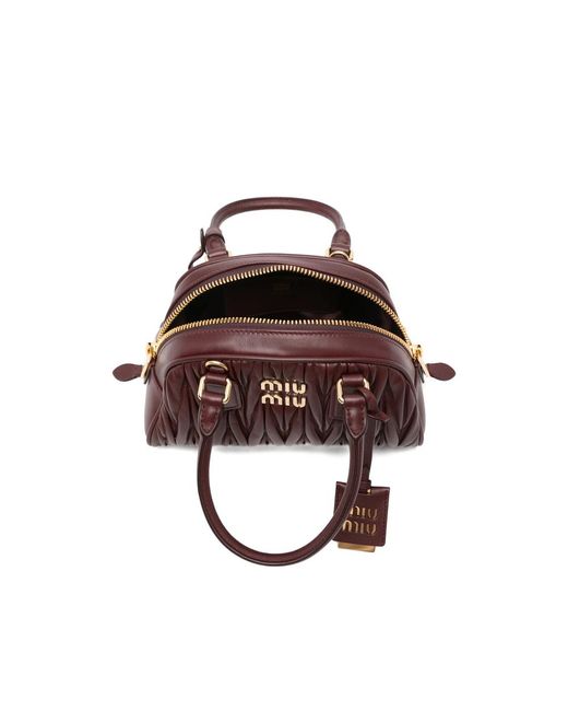 Miu Miu Brown Tote Bags