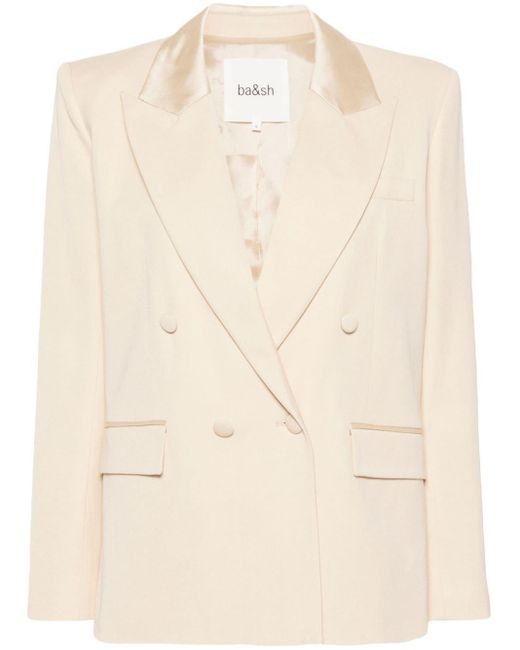 Ba&sh Natural Grace Double-Breasted Blazer