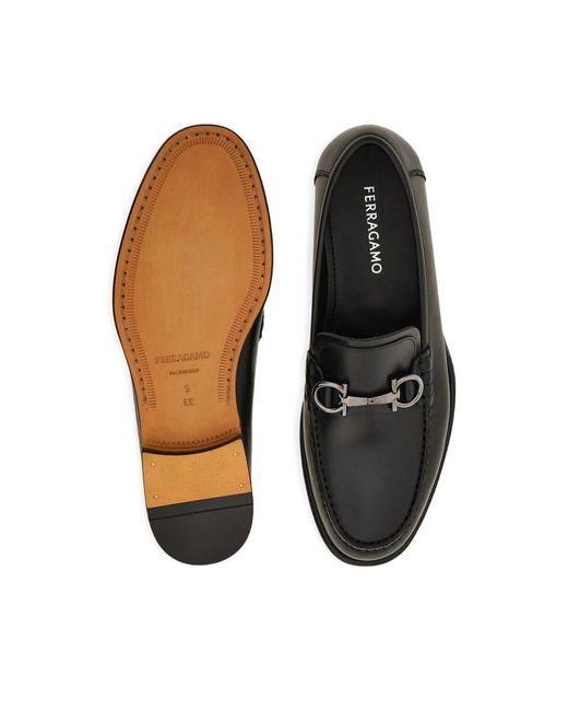 Ferragamo Black Loafers for men