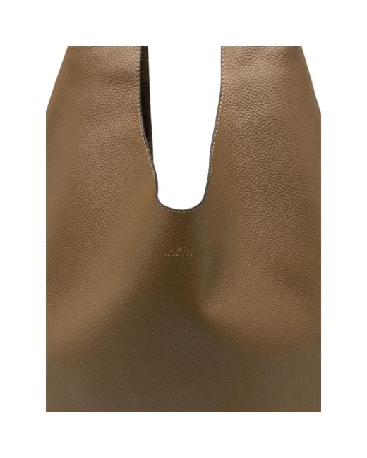 A.P.C. Brown Neutrals Tote Bags