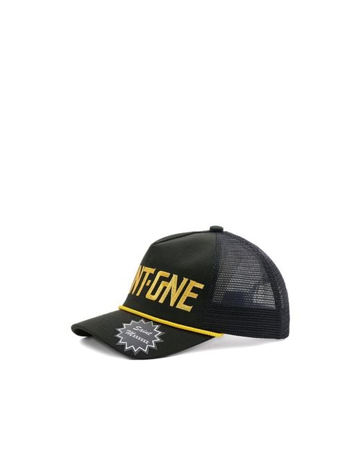 SAINT Mxxxxxx Black Logo-Embroidered Baseball Cap for men
