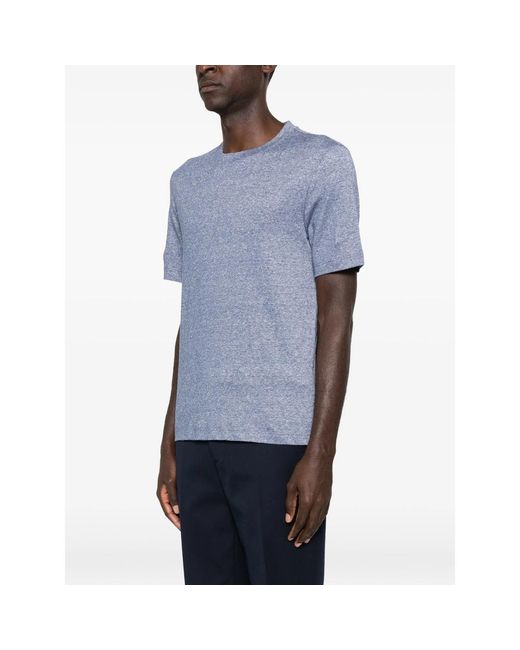 Brunello Cucinelli Blue T-Shirts & Vests for men