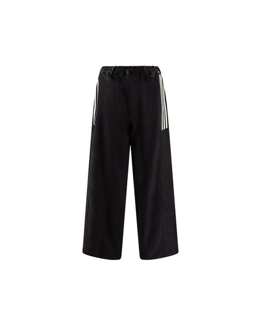 Y-3 Black Stripe Trousers for men