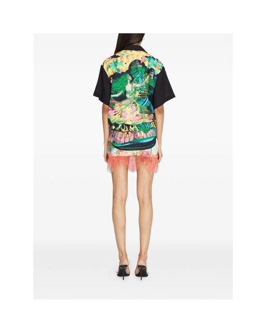 Donde Esteban Green Sonido Bestial Mini Skirt