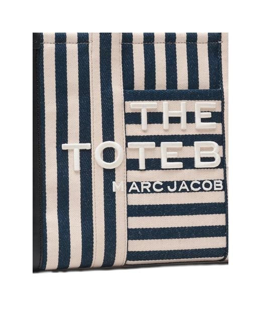 Marc Jacobs Black Striped Tote Bag