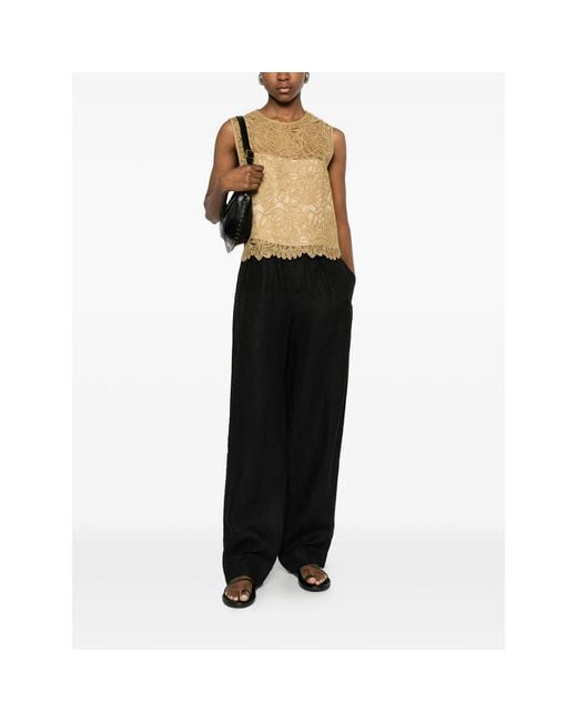 Vince Black Wide Trousers
