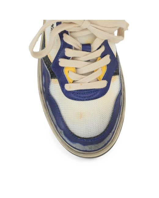 Autry Blue Super Vintage Low Sneakers for men