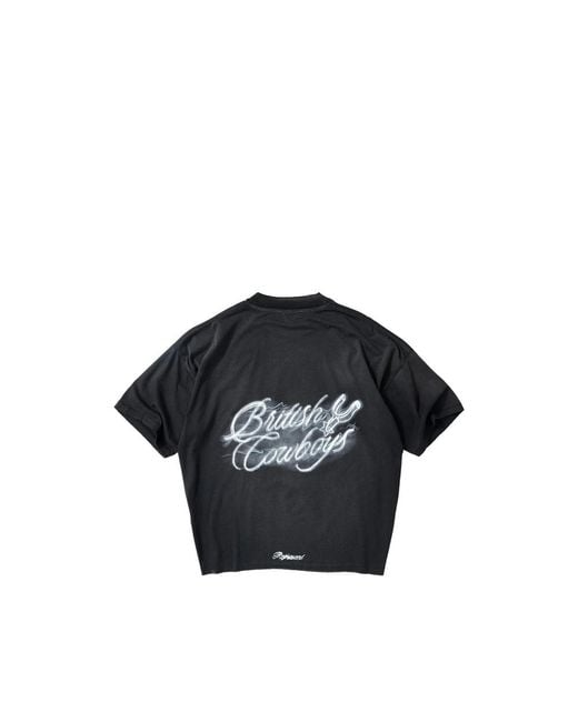 Represent Blue T-Shirt Cotton-Hemp for men