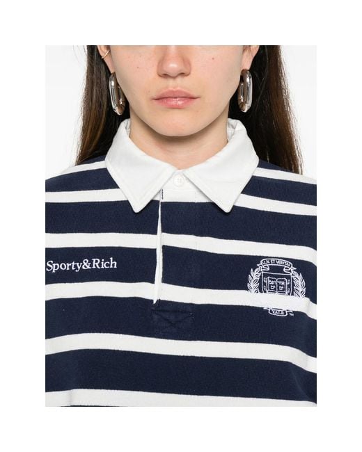 Sporty & Rich Blue Sweaters