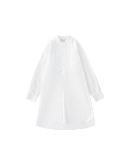 Studio Nicholson White Lalon Dress